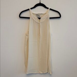 Giorgio Armani Cream Sleeveless Blouse